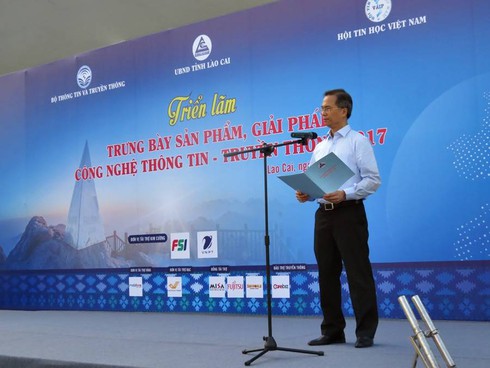 20 doanh nghiệp tham gia triển lãm sản phẩm CNTT-TT tại Lào Cai - ảnh 2