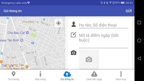 TP.HCM cập nhật tình hình ngập qua ứng dụng trên smartphone - ảnh 4