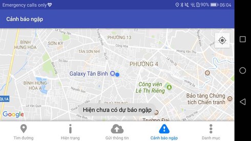 TP.HCM cập nhật tình hình ngập qua ứng dụng trên smartphone - ảnh 3