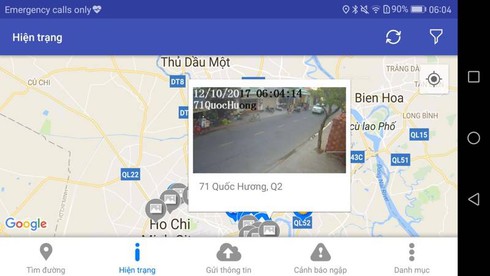 TP.HCM cập nhật tình hình ngập qua ứng dụng trên smartphone - ảnh 2