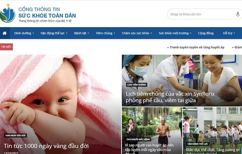 Bộ Y tế công bố 12 website cung cấp thông tin về các bệnh phổ biến - ảnh 1
