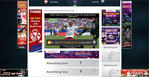 Nhiều trang web “lậu” ngang nhiên vi phạm bản quyền World Cup 2018 - ảnh 2