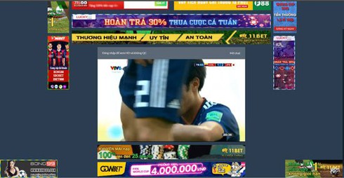 Nhiều trang web “lậu” ngang nhiên vi phạm bản quyền World Cup 2018 - ảnh 1