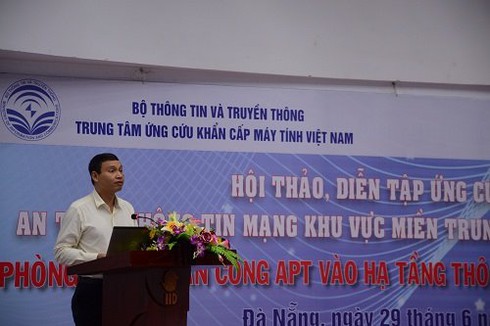 Lần đầu tiên diễn tập ứng cứu an toàn thông tin mạng tại miền Trung - Tây Nguyên - ảnh 2