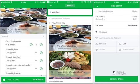 Grab thử nghiệm GrabFood tại Hà Nội từ hôm nay - ảnh 1