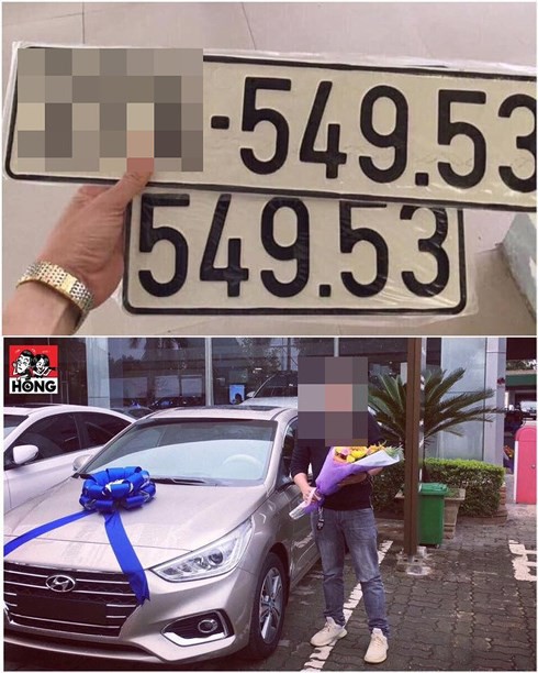Bốc biển xe mới, méo mặt dính phải biển 'đại hạn'