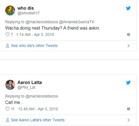 Hàng loạt đàn ông đổ xô vào Twitter vợ cũ CEO Amazon buông lời chọc ghẹo - ảnh 1
