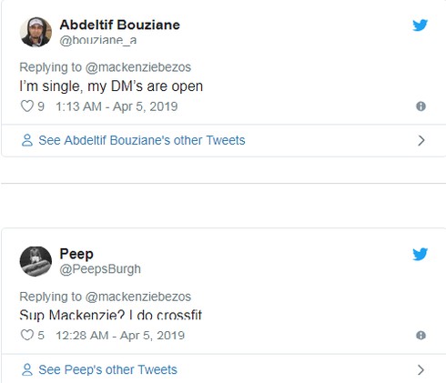Hàng loạt đàn ông đổ xô vào Twitter vợ cũ CEO Amazon buông lời chọc ghẹo - ảnh 2