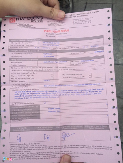 'May dang bao hanh o Nhat Cuong Mobile, gio den dau de nhan lai?' hinh anh 1