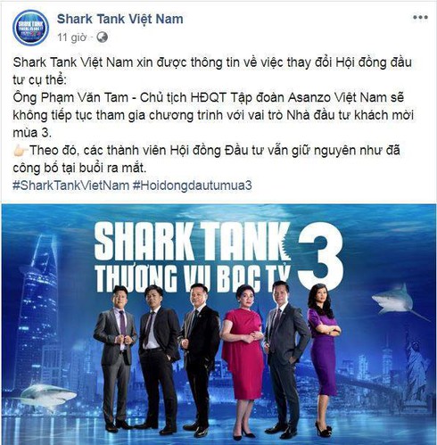 CEO Asanzo Phạm Văn Tam rời ghế Shark Tank, VTV cắt bỏ nội dung - ảnh 1