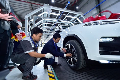 VinFast giao bộ đôi xe Lux, khách hàng lần đầu được