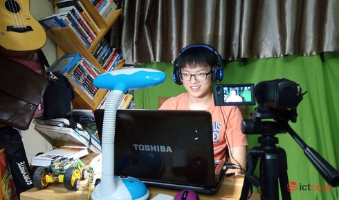 Hà Nội: Học sinh lớp 11 làm clip hướng dẫn khai báo y tế qua app NCOVI - ảnh 1