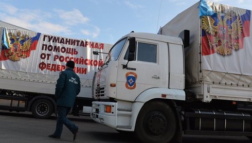 Đoàn viện trợ thứ 6 của Nga đang chờ nhập cảnh vào đông Ukraine - ảnh 1