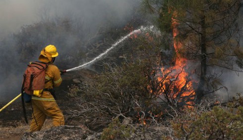 Mỹ: Cháy lớn đe dọa vườn quốc gia Yosemite - ảnh 10