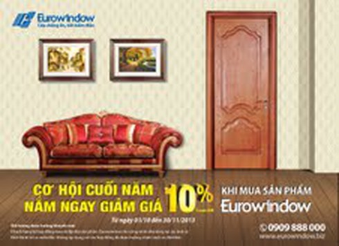 Eurowindow tri ân khách hàng - giảm giá 10% - ảnh 1