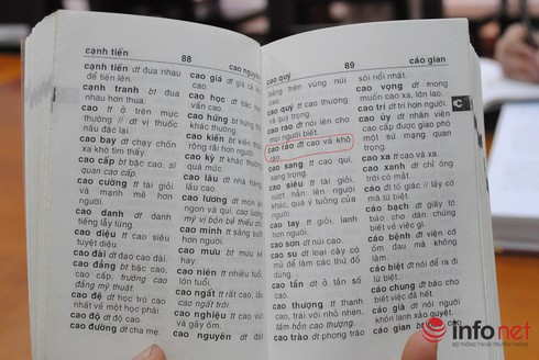Khiếp đảm với định nghĩa trong Từ điển tiếng Việt dành cho học sinh - ảnh 5