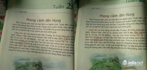 Cô trò hoang mang vì bài đọc ở sách giáo khoa lẫn lộn “trái”, “phải” - ảnh 1