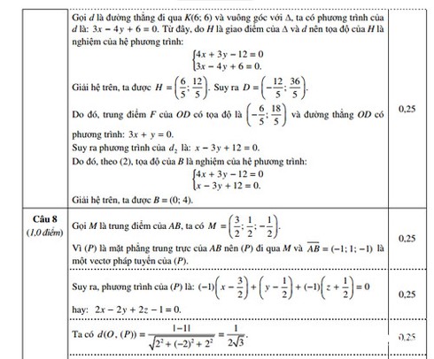 Kỳ thi THPT quốc gia: Bộ GDĐT công bố đề thi mẫu môn Toán - ảnh 13