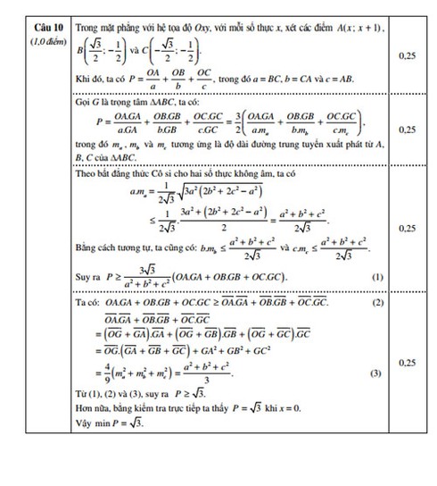 Kỳ thi THPT quốc gia: Bộ GDĐT công bố đề thi mẫu môn Toán - ảnh 15