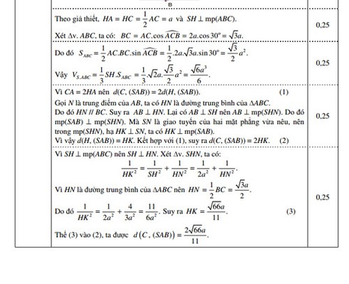 Kỳ thi THPT quốc gia: Bộ GDĐT công bố đề thi mẫu môn Toán - ảnh 10