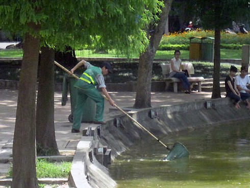Xót lòng người dân phải mưu sinh dưới nắng nóng - ảnh 1