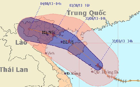 Bão số 5 di chuyển nhanh, giật cấp 12 - ảnh 1