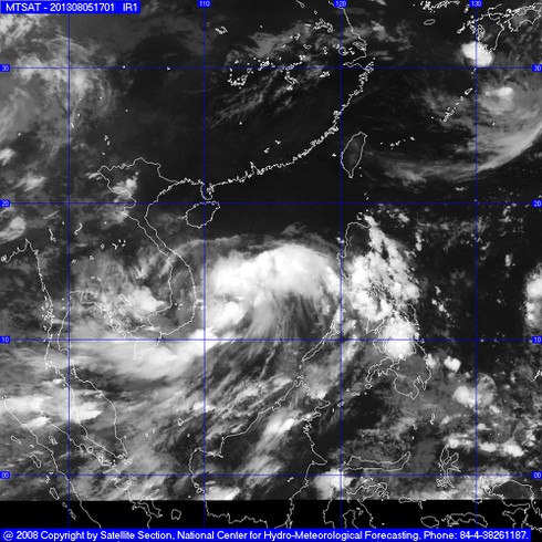 Tin mới nhất về áp thấp nhiệt đới sáng 6.8 - ảnh 2