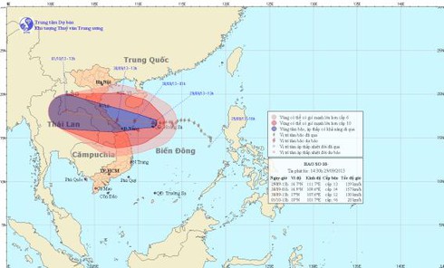Tin khẩn cấp về bão số 10: Gió giật cấp 16, di chuyển nhanh - ảnh 1