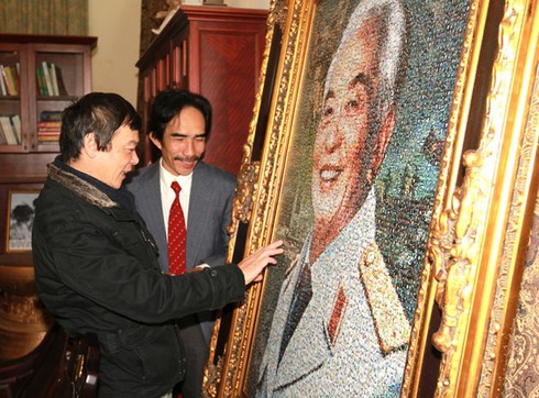 Vẽ chân dung Đại tướng bằng 8.800 bức ảnh tư liệu - ảnh 2