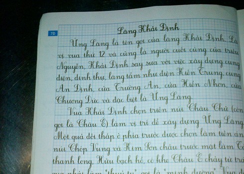 Vở luyện chữ đẹp của NXB Giáo Dục sai kiến thức - ảnh 2