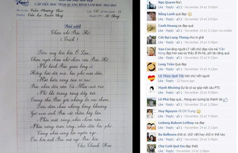 Chiêm ngưỡng bài thi chữ đẹp như in của HS lớp 5 - ảnh 2