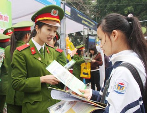 Đối tượng được tuyển thẳng, ưu tiên xét tuyển trường khối CAND - ảnh 1
