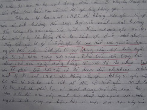 Có nên yêu khi ngồi trên ghế nhà trường: HS nghĩ gì? - ảnh 2