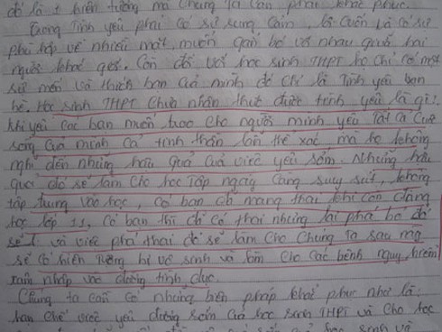 Có nên yêu khi ngồi trên ghế nhà trường: HS nghĩ gì? - ảnh 3