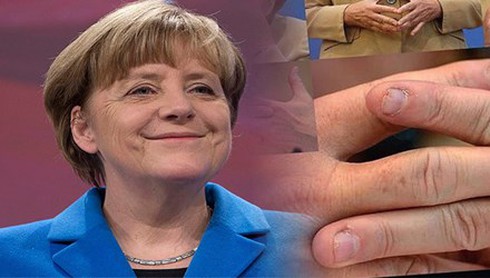 Móng tay bà Merkel gây “bão” mạng - ảnh 1