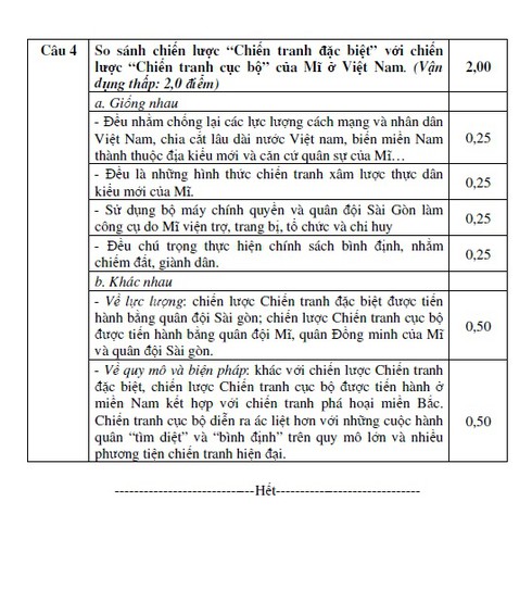 Kỳ thi THPT quốc gia: Bộ GDĐT công bố đề thi mẫu môn Sử - ảnh 4
