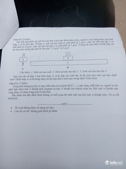 Đề thi học sinh giỏi quốc gia THPT 2016 ngày thứ 2 môn Toán, Lý, Sinh - ảnh 7