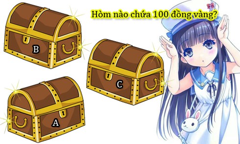 Bài toán hóc búa tìm hòm chứa 100 đồng vàng - ảnh 1