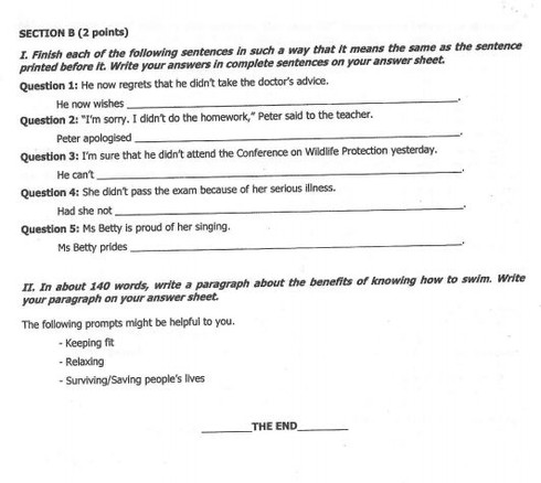 Đề thi tiếng Anh kỳ thi THPT quốc gia năm 2016 - ảnh 6