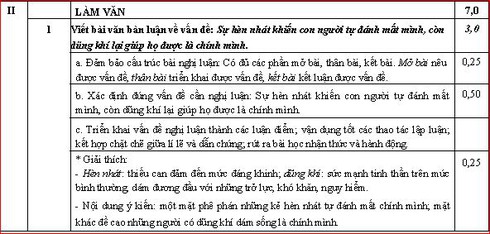 Đáp án môn Văn chính thức kỳ thi THPT quốc gia 2016 - ảnh 3