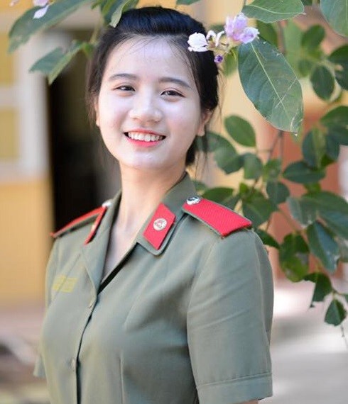 Nữ sinh 20 tuổi trở thành hoa khôi sân cỏ Học viện An ninh - ảnh 4
