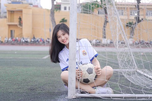 Nữ sinh 20 tuổi trở thành hoa khôi sân cỏ Học viện An ninh - ảnh 6