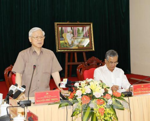 Tổng Bí thư Nguyễn Phú Trọng: Kon Tum có nhiều triển vọng đi lên - ảnh 1