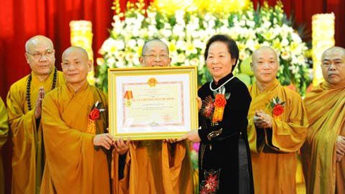 Phật giáo Việt Nam nhận Huân chương Hồ Chí Minh lần thứ 2