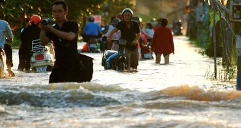 Triều cường lớn lại đe dọa TP.HCM