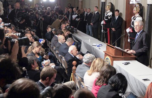 Italia chính thức có Thủ tướng mới