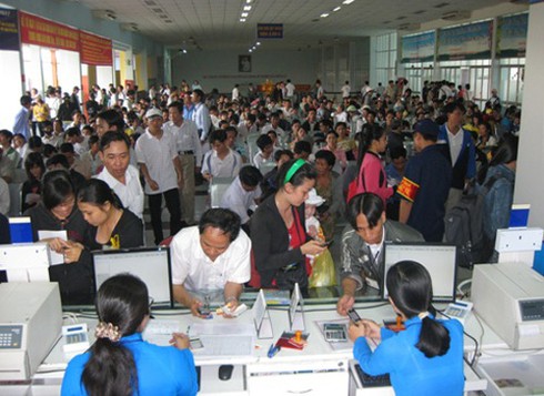 Lại sập mạng đặt vé tàu Tết