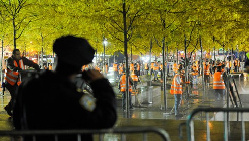 Đàn áp biểu tình phố Wall