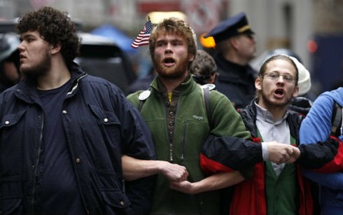 Đụng độ trong `Ngày hành động` ở phố Wall