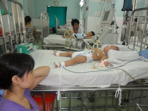 Dịch bệnh tay chân miệng đang ở đỉnh cao